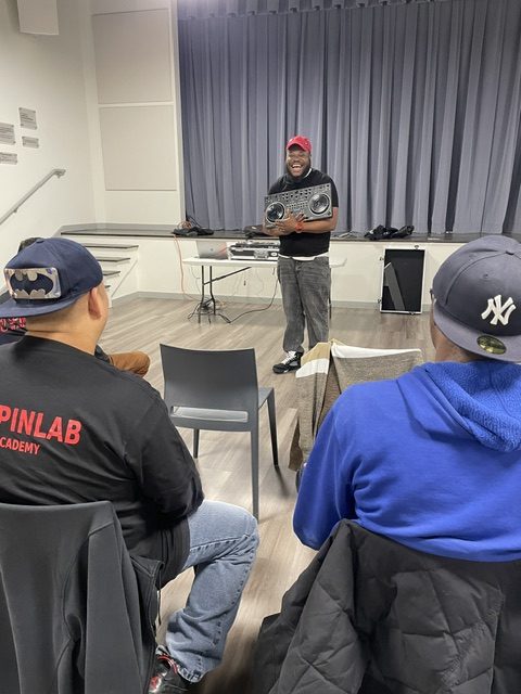 SpinLab Studios student confidence and progress moment